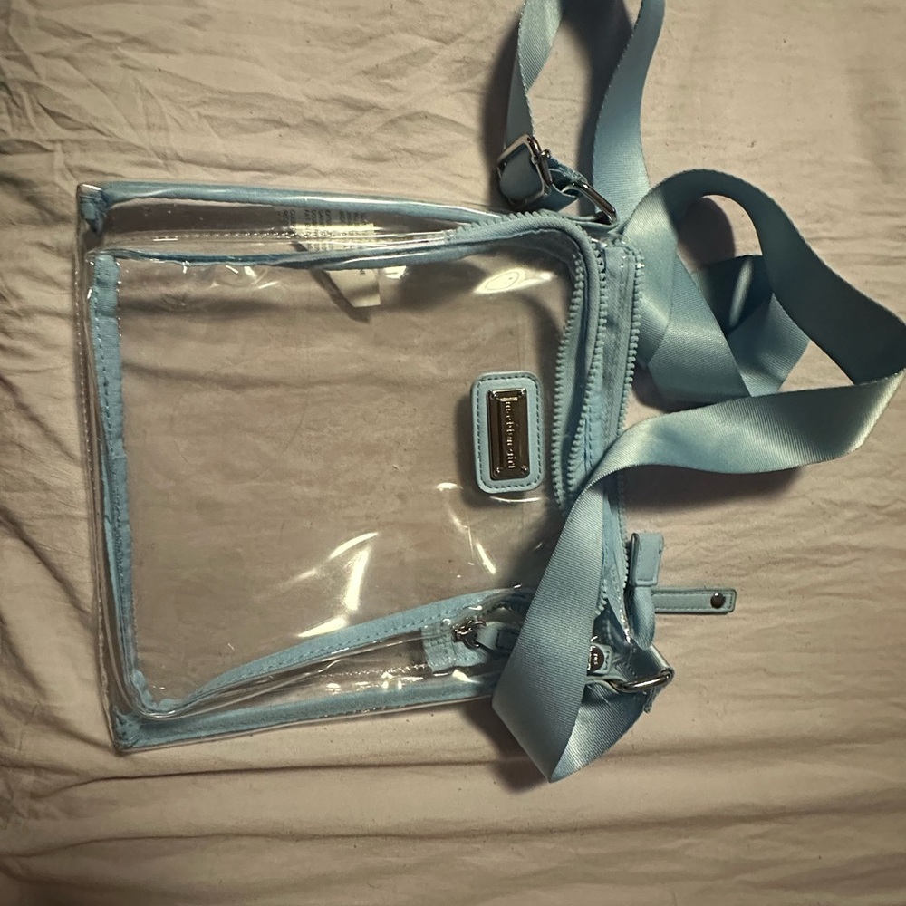 Madden girl clear tote bag